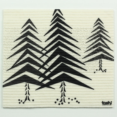 sponge cloth furbi: Fir trees