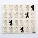  Furbi set of 4 sponge cloths: "Berlin 1"