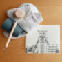 Sponge cloth furbi: miner's hand towel
