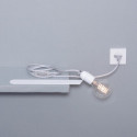 Sliding shelf lamp