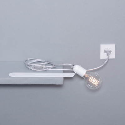 Sliding shelf lamp