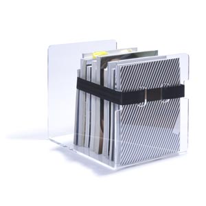 Zeitungshalter aus Acryl